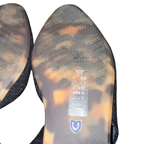 Rothy’s Women’s The Almond Slingback In Black Size US 8 New - Picture 6 of 6